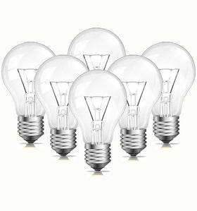NABKRA 75W A19 shatter-resistant glass ideal for durable kitchen lighting.