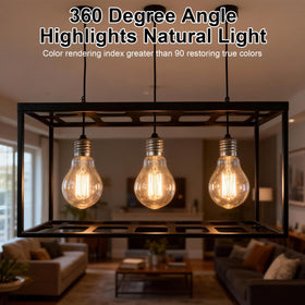 NABKRA A19 2700K soft white light creates inviting spaces.
