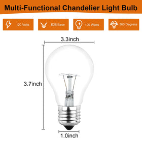 NABKRA dimmable A19 60W bulb suited for mood-adjustable lighting.