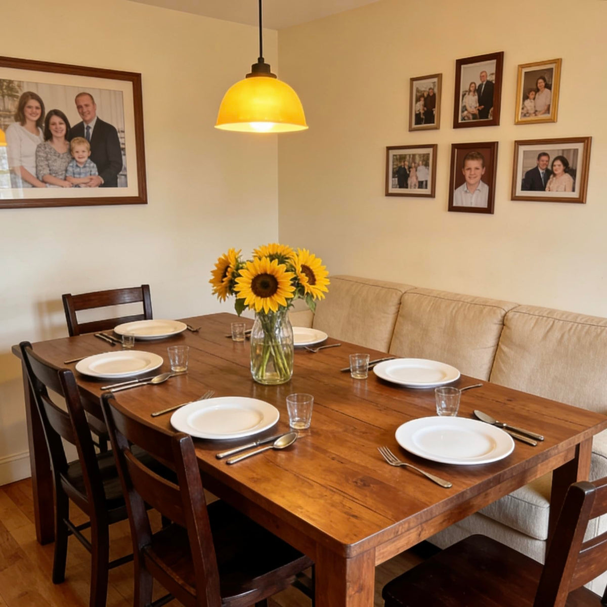 NABKRA kitchen and hallways benefit from durable, long-lasting illumination.