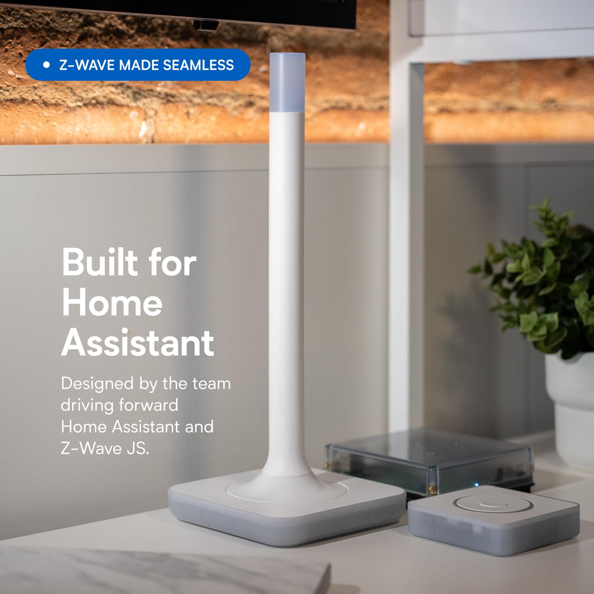 Nabu Casa ZWA-2 integrates with Home Assistant for control