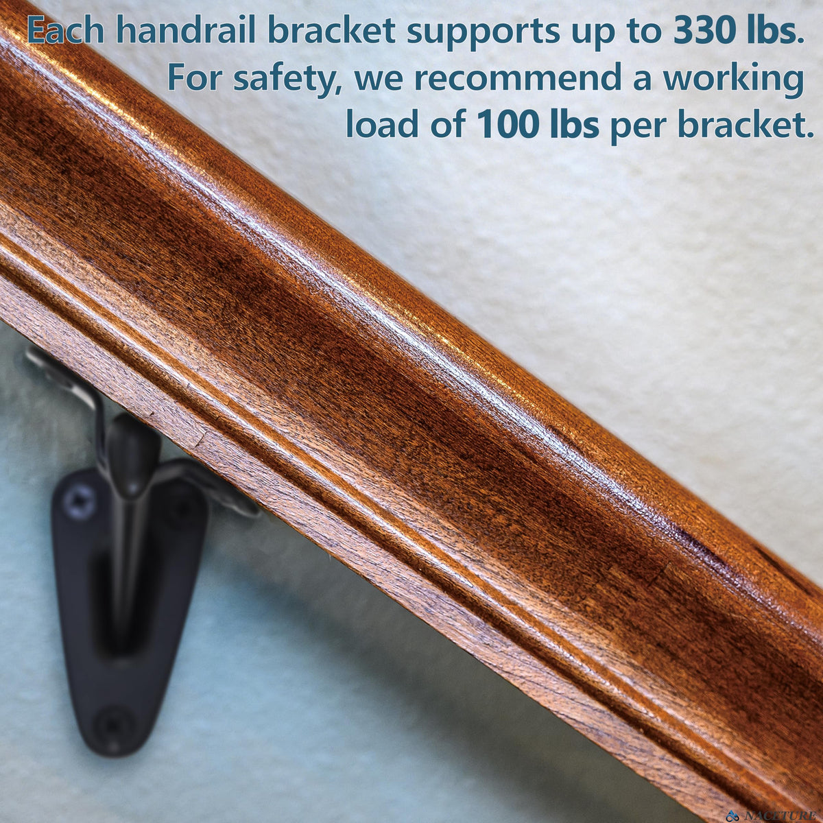 NACETURE indoor/outdoor stair brackets designed for long-lasting stability.