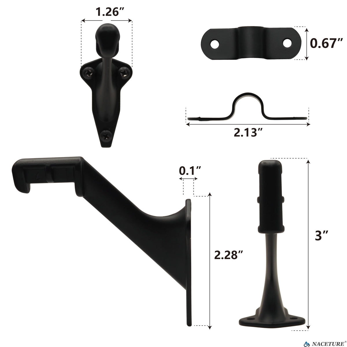 NACETURE easy installation with hardware included for quick setup