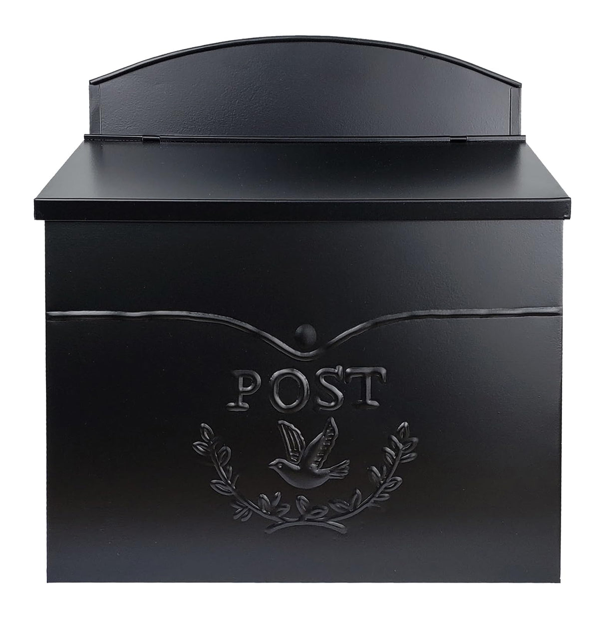 NACH Chelsea wall mount mailbox with envelope design for secure outdoor storage.