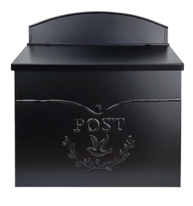 NACH Chelsea wall mount mailbox with envelope design for secure outdoor storage.