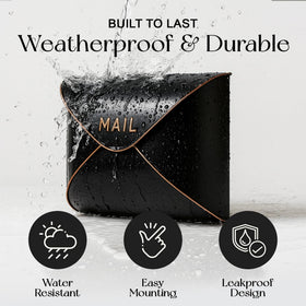 NACH heavy-duty mailbox finish emphasizing rust-resistant steel for outdoor durability