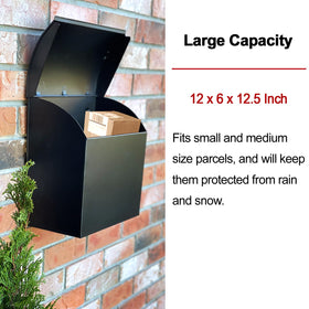 NACH large capacity mailbox opening accommodates standard and legal envelopes and magazines.