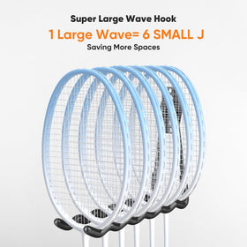 Nacial extension cord storage strap keeps reels tidy and accessible.
