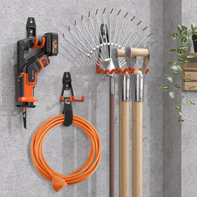 Nacial extension cord storage straps bundle cables neatly and accessibly
