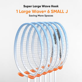Wall mount installation on drywall or brick with Nacial hooks