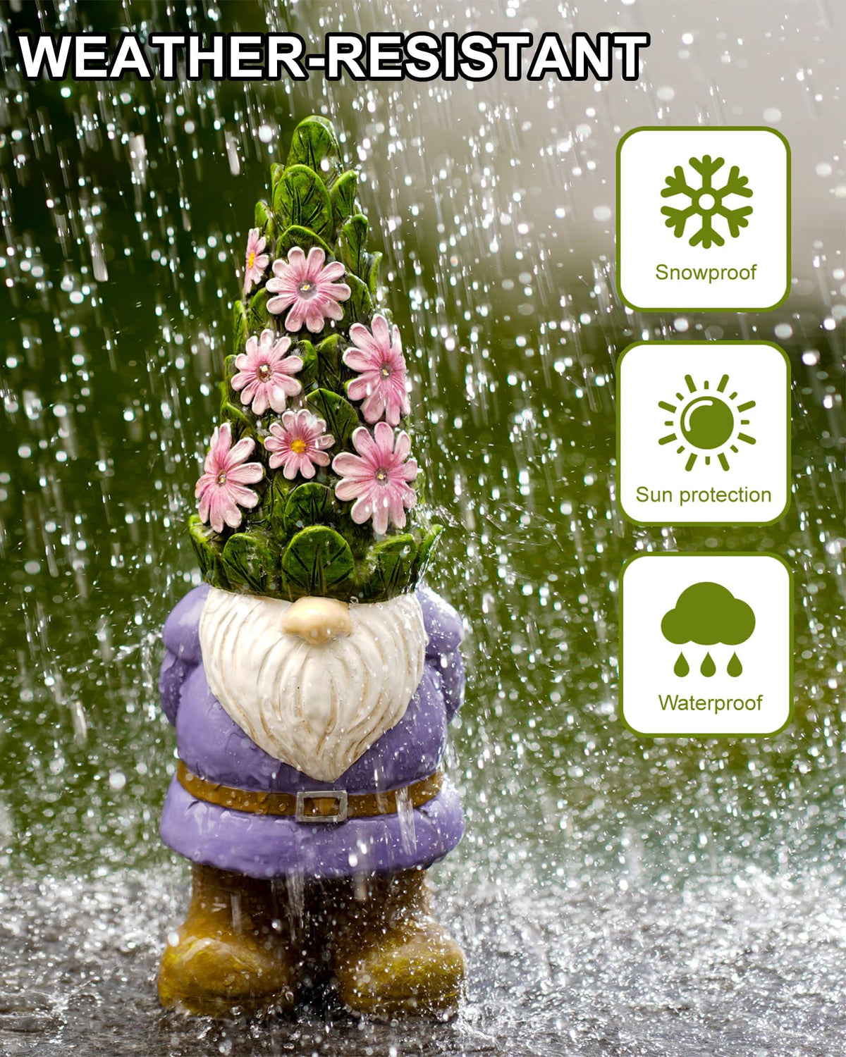 Nacome eco-friendly gnome garden decor blends sustainability with style