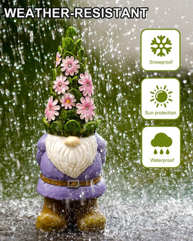 Nacome eco-friendly gnome garden decor blends sustainability with style