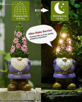 Nacome front porch gnome lights up entryway with welcoming ambiance