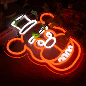 Nacynacy Bear Neon Sign for gameroom creates a vibrant entertainment vibe.