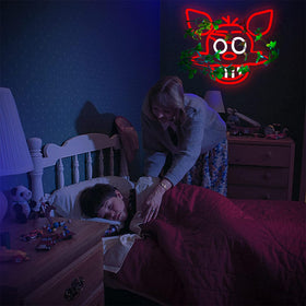 Nacynacy Fnaf Fox neon sign suits gameroom celebrations and gifts
