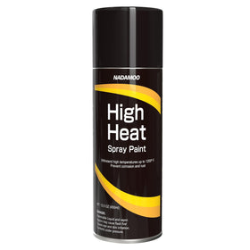 NADAMOO high heat spray paint on fireplace surrounds delivers a durable heat resistant matte finish
