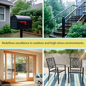 NADAMOO outdoor furniture protection shows clean, glossy finish that resists sun and rain.