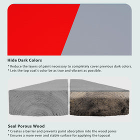 NADAMOO primed porcelain and glass surface with smooth, even base.