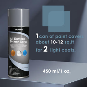 NADAMOO primer seals imperfections for a uniform topcoat.