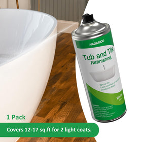 NADAMOO tile spray finish for walls and floors adds protective gloss and easy cleaning.