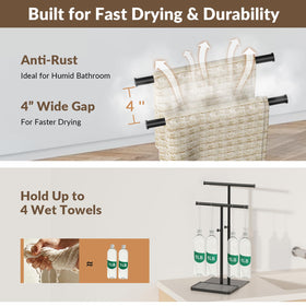 NADAMOO stone drying tray absorbs moisture quickly to prevent water stains.
