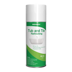 NADAMOO tub and tile spray white 450ml for quick bathroom refresh and durable semi-gloss finish.