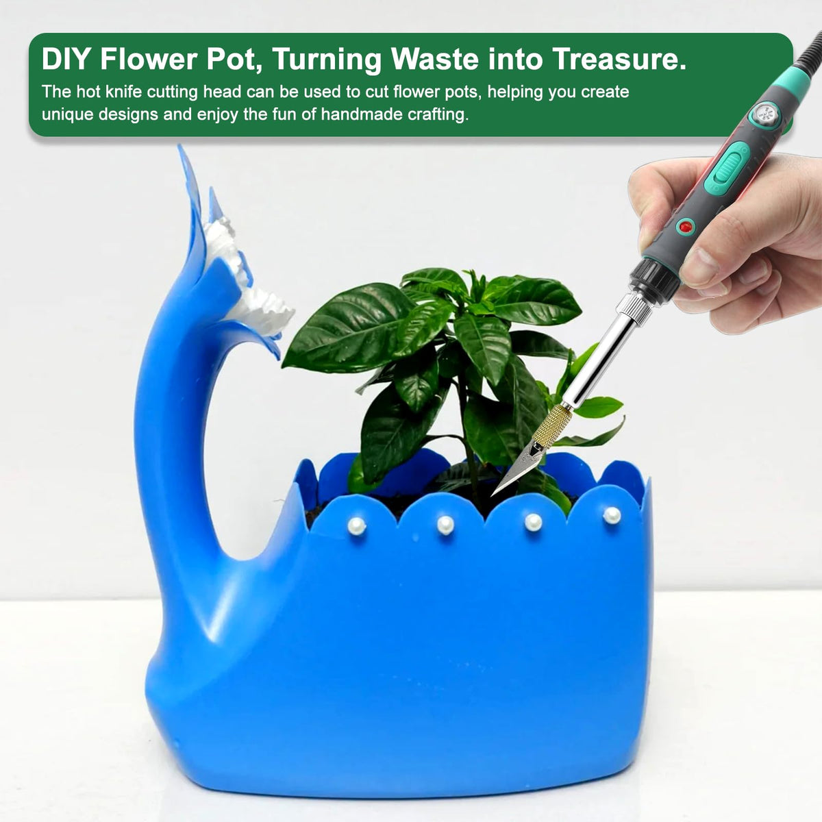 Nadkvkl cleaning sponge included for quick cleanup after use