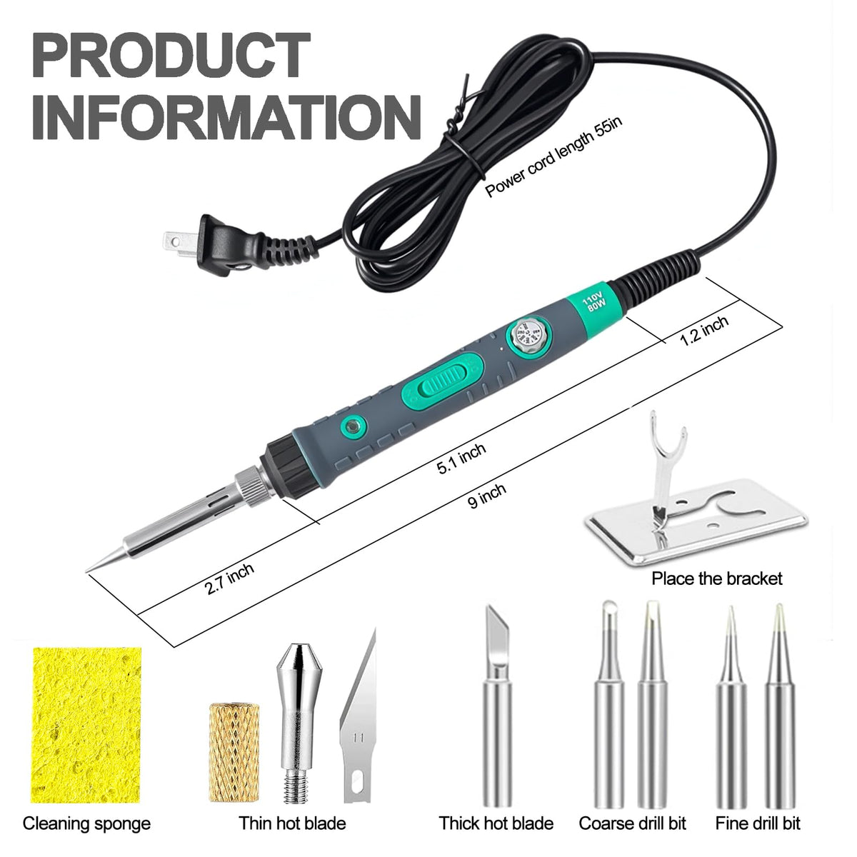 Nadkvkl hot knife head for precise cutting and pot shaping