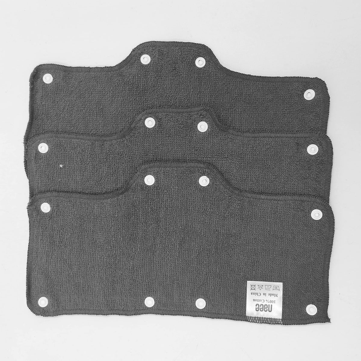 NAEE extra overlock stitch reinforces the edge for lasting durability