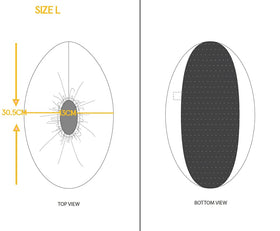 NAEE shoe covers large-size-fit suitable for big shoes