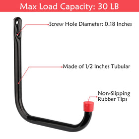 Naikozmo bike hook for secure wall hanging and easy access.
