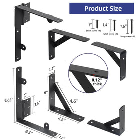 NAKIS gate hinges and brackets demonstrate durable design for secure, twist-free operation.