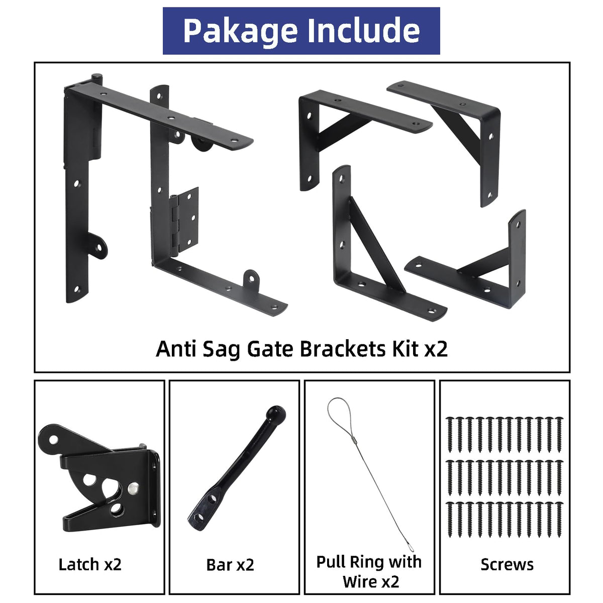 NAKIS triangle anti-sag design highlights 90-degree stability to prevent gate twisting.