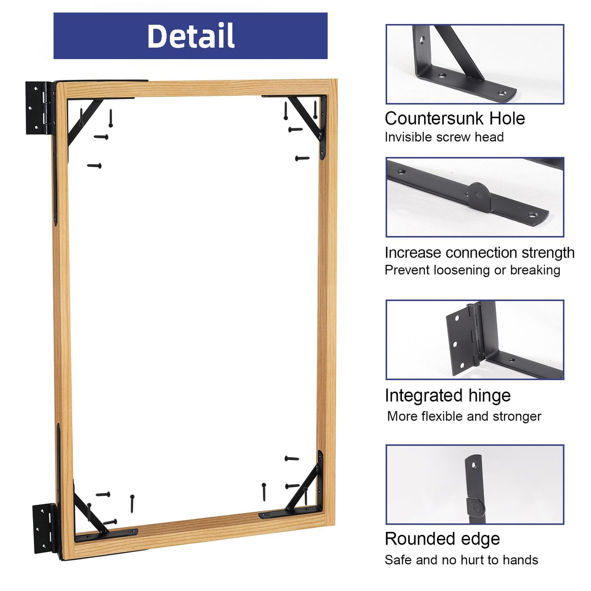 NAKIS universal left-right swing supports flexible installation across multiple gate styles.