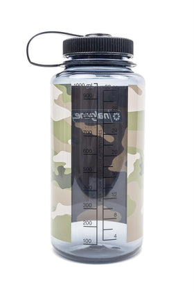 Nalgene 348822 showing ice cubes fit for quick chilling.
