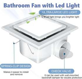 Nalle ceiling mount panel saves ceiling space with compact design.