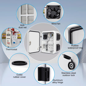 Namunanee outdoor box bottom air entry supports effective cooling