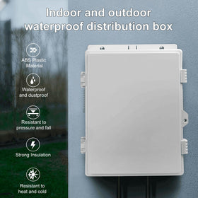 Namunanee hinged cover enclosure protecting access while outdoors.