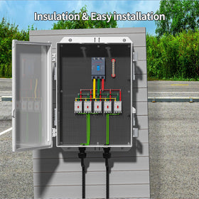 Namunanee outdoor junction box ventilation holes aid heat dissipation.