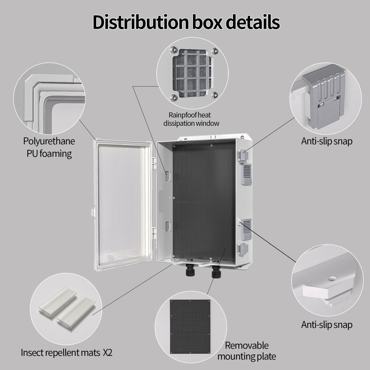 Namunanee safety features include lock-ready pad and non-slip door buckle.