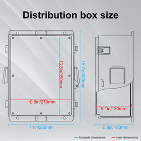 Namunanee versatile outdoor box suits lighting, cameras, fountains, and more.