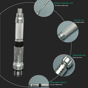 NANCH extra-long 45 mm slim bits for deep or recessed screws.