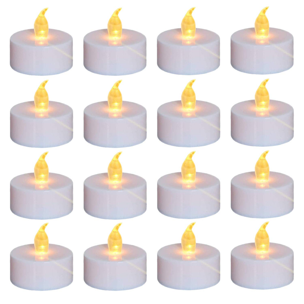Nancia flameless tea light with warm flicker for romantic ambiance