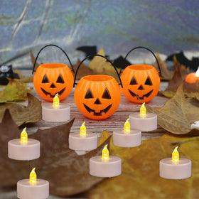 Nancia 1-4 inch tea lights fit votive holders and luminary bags