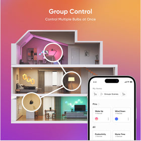 Nanoleaf Essentials bulb energy-saving brightness with high color quality.
