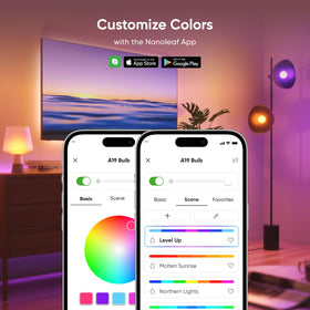 Nanoleaf Essentials bulb scheduling feature enables automated routines.