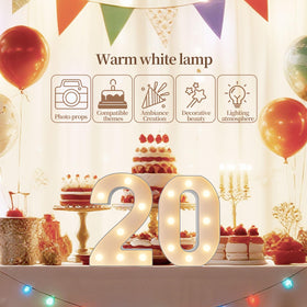 NANXU LED warm-light marquee creates a cozy party atmosphere