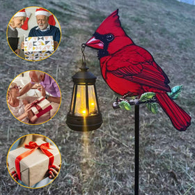 Nanzhujin bird decor stakes create a charming yard focal point.
