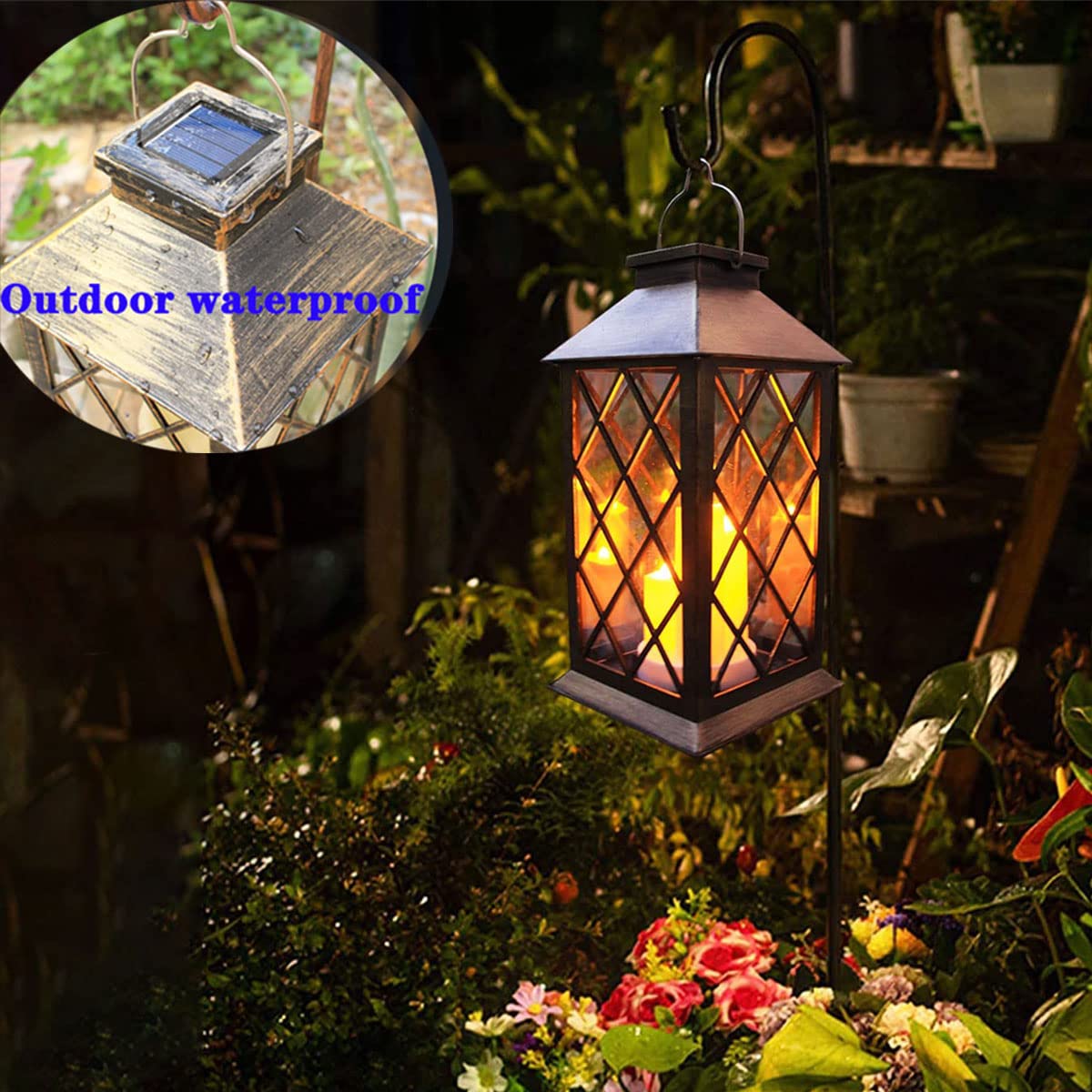 Nanzhujin 3-LED flameless candle creates a realistic candle flame effect.