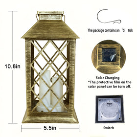 Nanzhujin PVC lantern durability for rain, snow, and garden décor.